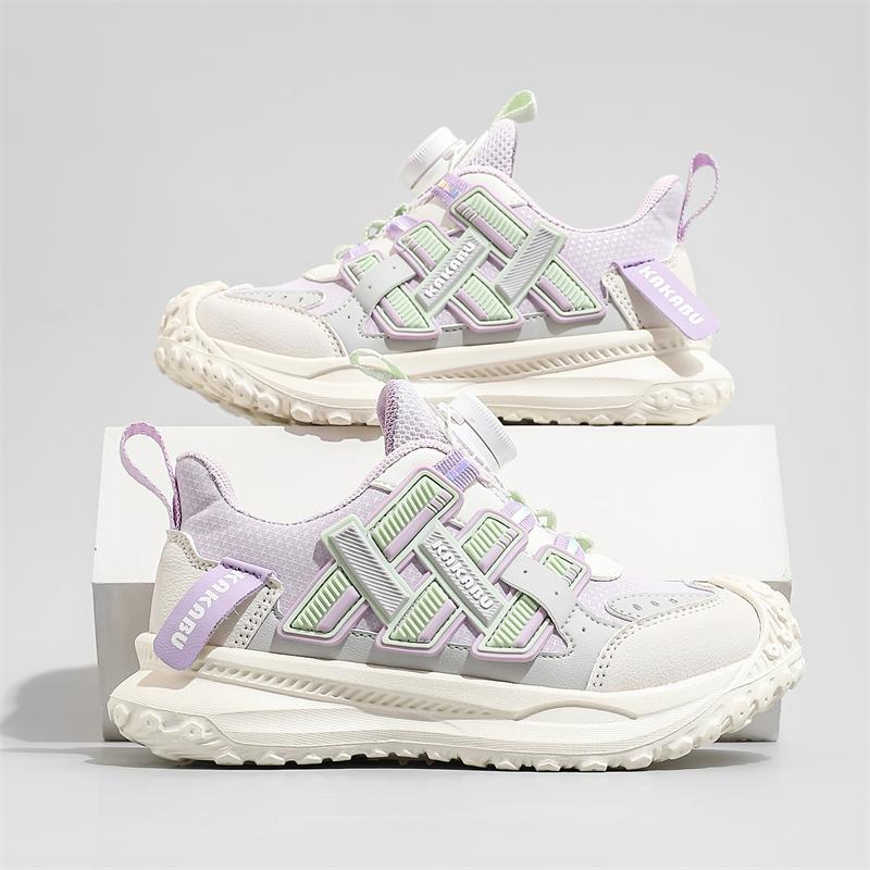 

Childrens Sneakers for Boy and Girl High-quality Outdoor Sports Non-slip Walking Shoes 2025 Trendy Comfor Tennis Shoes for Kids 37 фиолетовый