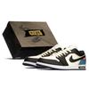 Air Jordan 1 Low Top Vintage Basketball Shoes Men's Black Blue 553558-141(TeamA-S-BOX)