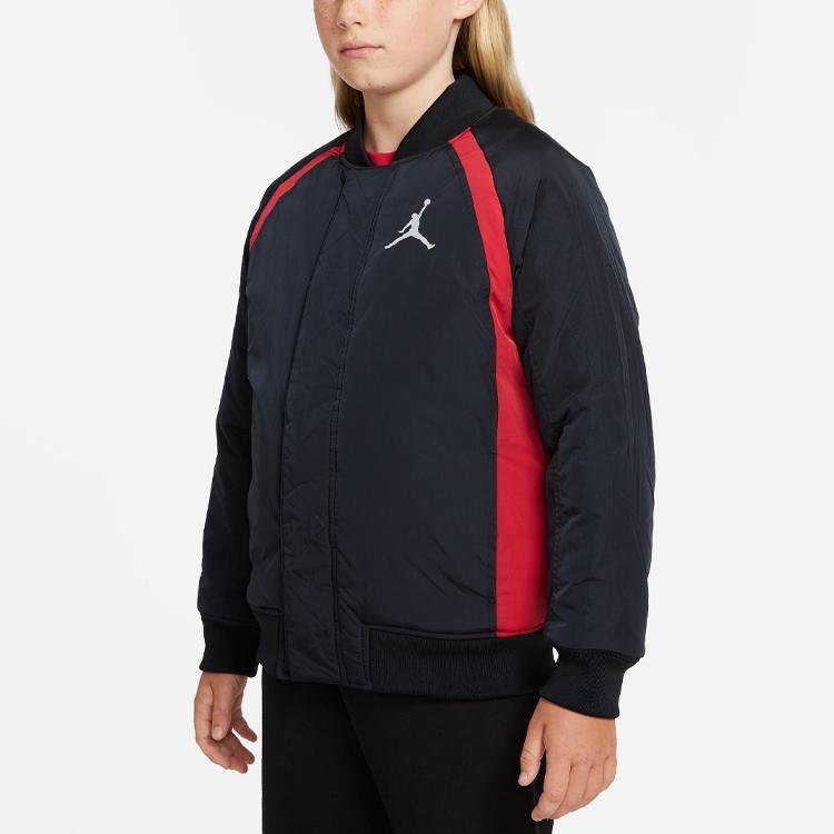 Jordan Reversible Warm Sports Cotton Jacket Kids Outerwear Black DQ8191-010