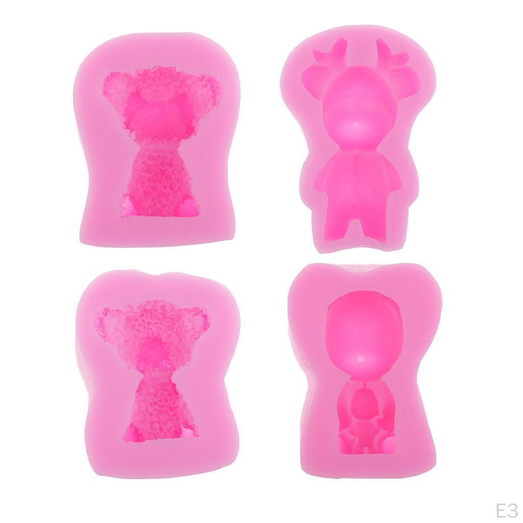 and Bear Silicone - Create Desserts Suitable For Candy, Chocolate, Jelly, Ice