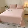 Lenzuolo Spesso Monocolore Stile Ins, Biancheria da Letto Antipolvere per Tutte le Stagioni per Singolo & Matrimoniale, Dormitorio, Casa