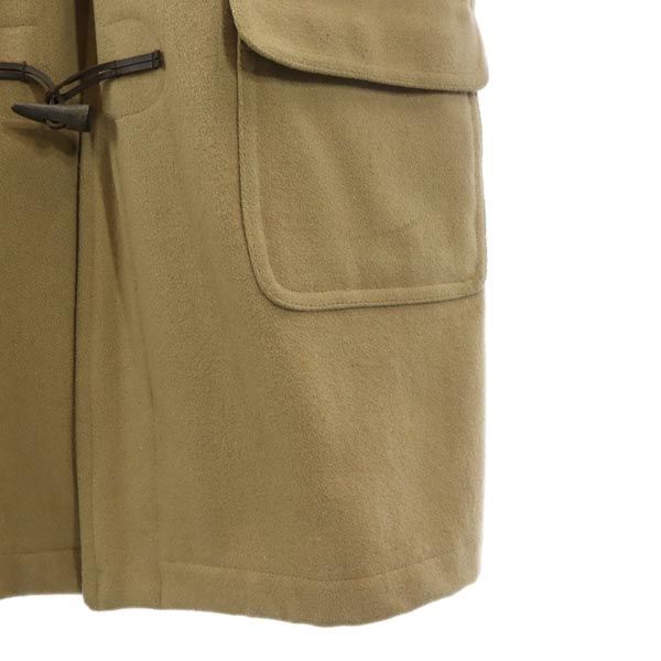 SLAP SHOT British wool blend Duffel coat S Beige Men's Used