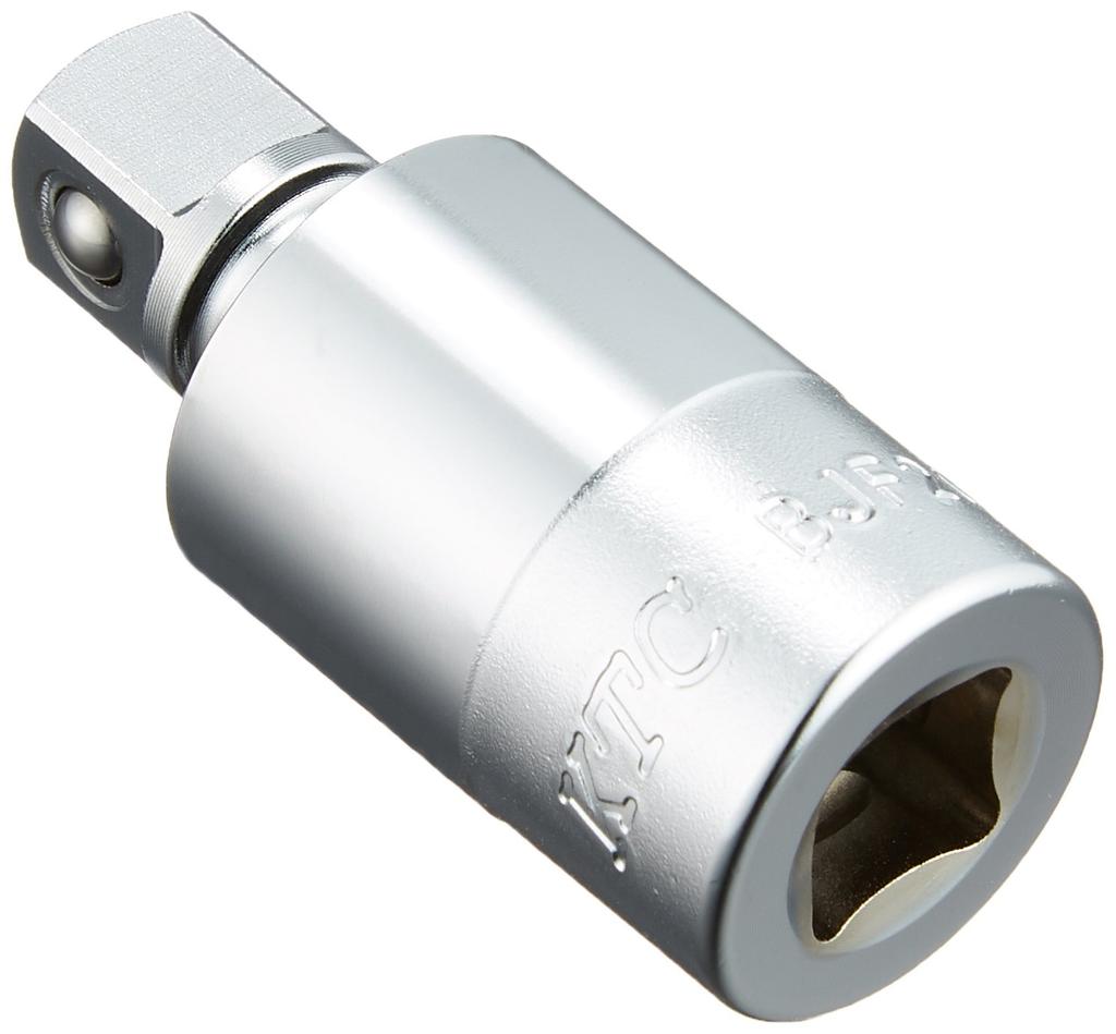 Kyoto Tool Flex Ball Joint Overall 50mm x Concave x Drive (KTC) BJF20, Length 9.5mm Drive, 9.5mm