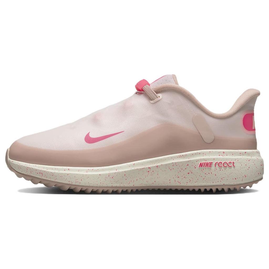Nike React Ace Tour Cushioning Slip-Resistant Durable Low-Top Golf Shoes Women Sneaker Pink CW3097-666