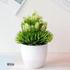 Mini Potted Grass Bonsai: Cherry Snowball Home Decor Ornament