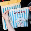Portable Car Trash Bag 20 Pieces Back Seat Trash Bags With Dog Design Hanging Garbage Bin Leak-Proof Waste Pouch