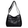 Dámská taška Soft Leather Crossbody Bag Taška přes rameno pro matku středního věku