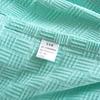 Soft Cozy 100% Cotton Throw Blanket Wide 150*200cm Plain Knitted Sofa Bed Cover Bedspreads Home Decor Thin Blanket