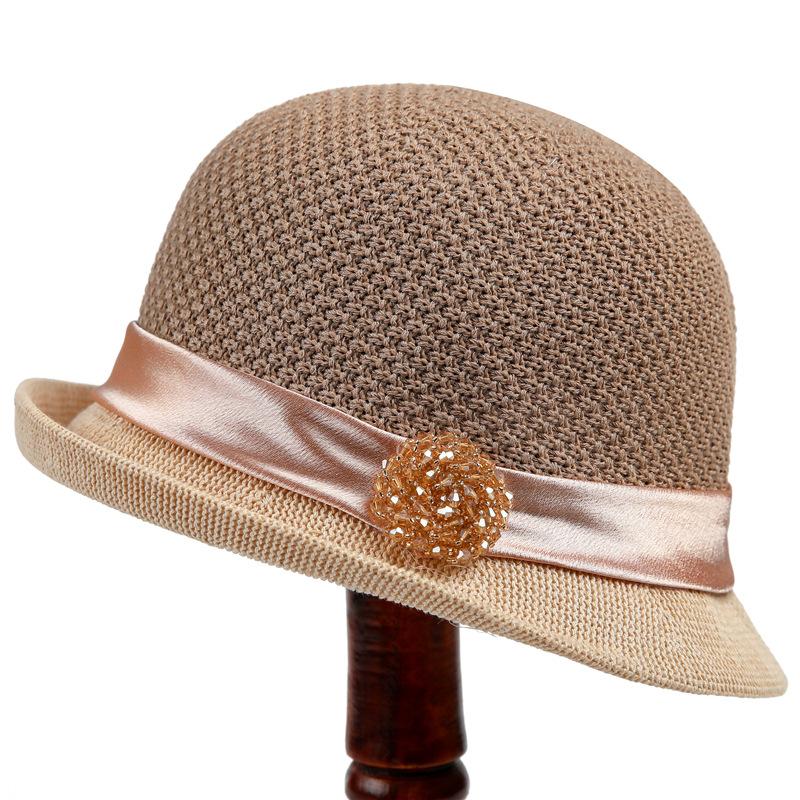 Top Hat Summer Shade Bucket Hat Temperament Elegant Fashion Sun Hat Versatile Hat Women Basin Hat Tide