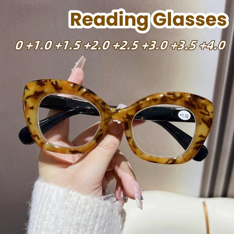 

Fashion Fashionable Anti Blue Light Reading Glasses for Women New Trendy High-definition Presbyopia Glasses Elderly Far Sighted Eyewear