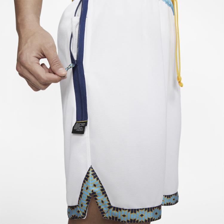 Nike Dna Colorblock Basketball Shorts Men Bottoms White BV9447-101