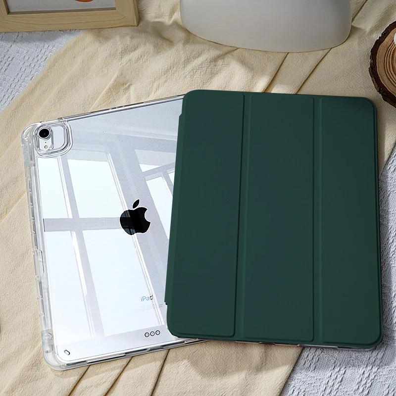With Pencil Holder Case for iPad A16 11th  Air11 13inch M3 M2  iPad Pro11 12.9 13M4 M5 Air4 5 10th 9th 8 7 9.7 10.2 10.5