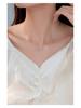Silver Dream Catcher Lace Necklace - Simple, Luxurious Design for Women