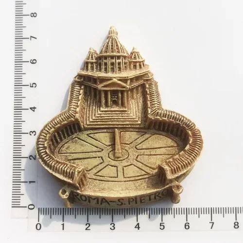 Kühlschrankmagnet mit Wahrzeichen von Rom, Italien, Touristen-Souvenirs, Kolosseum, Wishing Pool, magnetischer Kühlschrankaufkleber, Kunstharz-Kunsthandwerkssammlung
