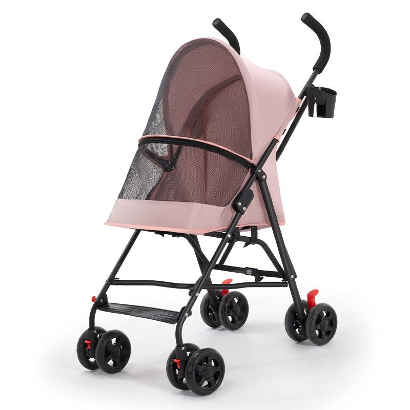 

Lightweight Foldable Pet Stroller for Cats and Dogs SS901