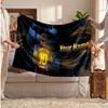 Lamine Yamal Personalisierte Fleecedecke Mit Fußball Logo, Benutzerdefinierter Name Text Weich Warm Heimdecke