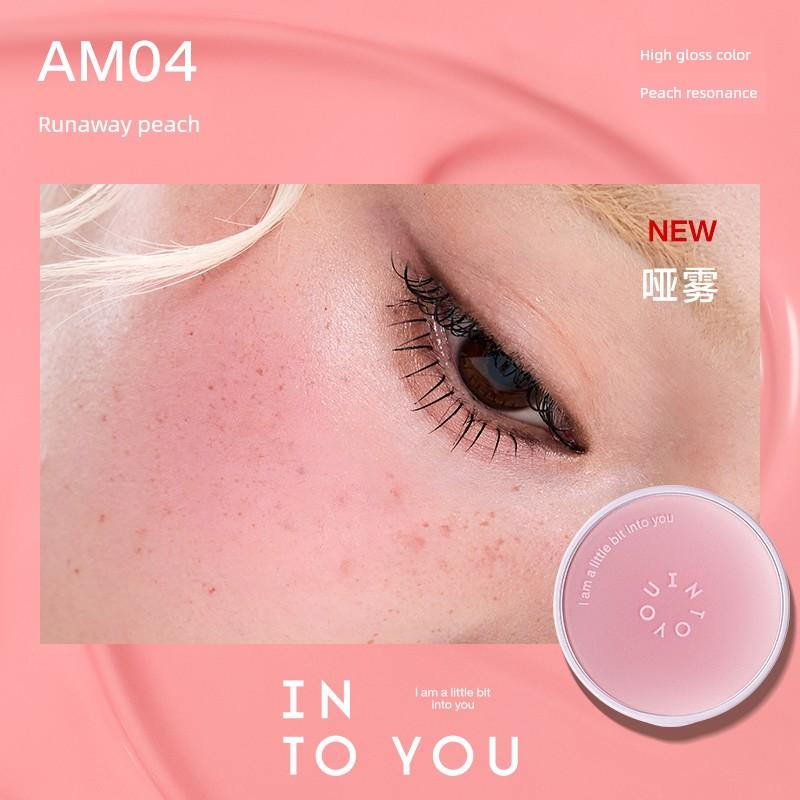 Upgrade 2.0! into You Cushion Blush Cream Water Gloss Sunscreen Blush Palette Hot-Selling Affordable Mud Color 2026 New Model