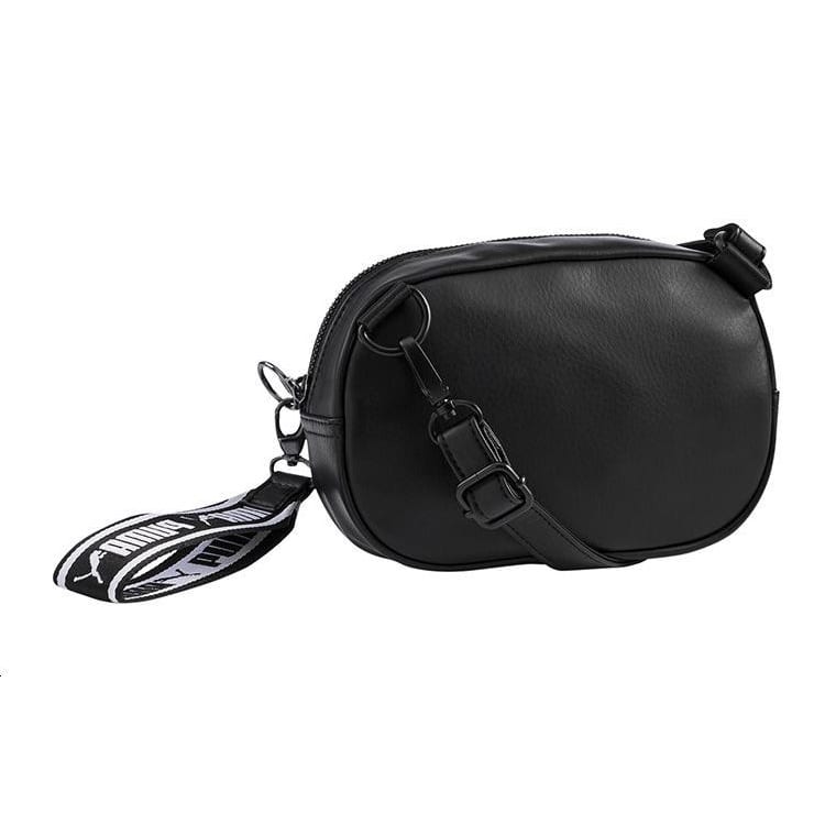 Puma Artificial Leather Shoulder Bag, Crossbody Bag Regular Women's Black 076602-01