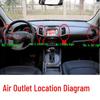 Kia Sportage AC Vent Directional Louver Clip