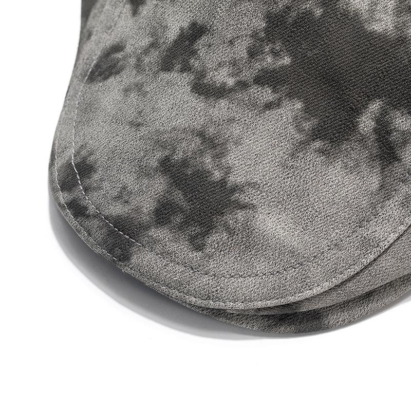 Cap Beret Autumn Winter Thick Warm Forward Cap Men Big Head Circumference Newsboy Cap