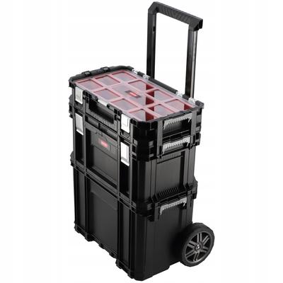 KETER Cassetta degli attrezzi su ruote Organizer Tools Set di 3 scatole
