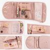 1Pc Jewelry Rolls For Travel, Foldable Jewelry Organizer, Jewelry Storage Roll For Rings Earrings Necklaces Bracelets