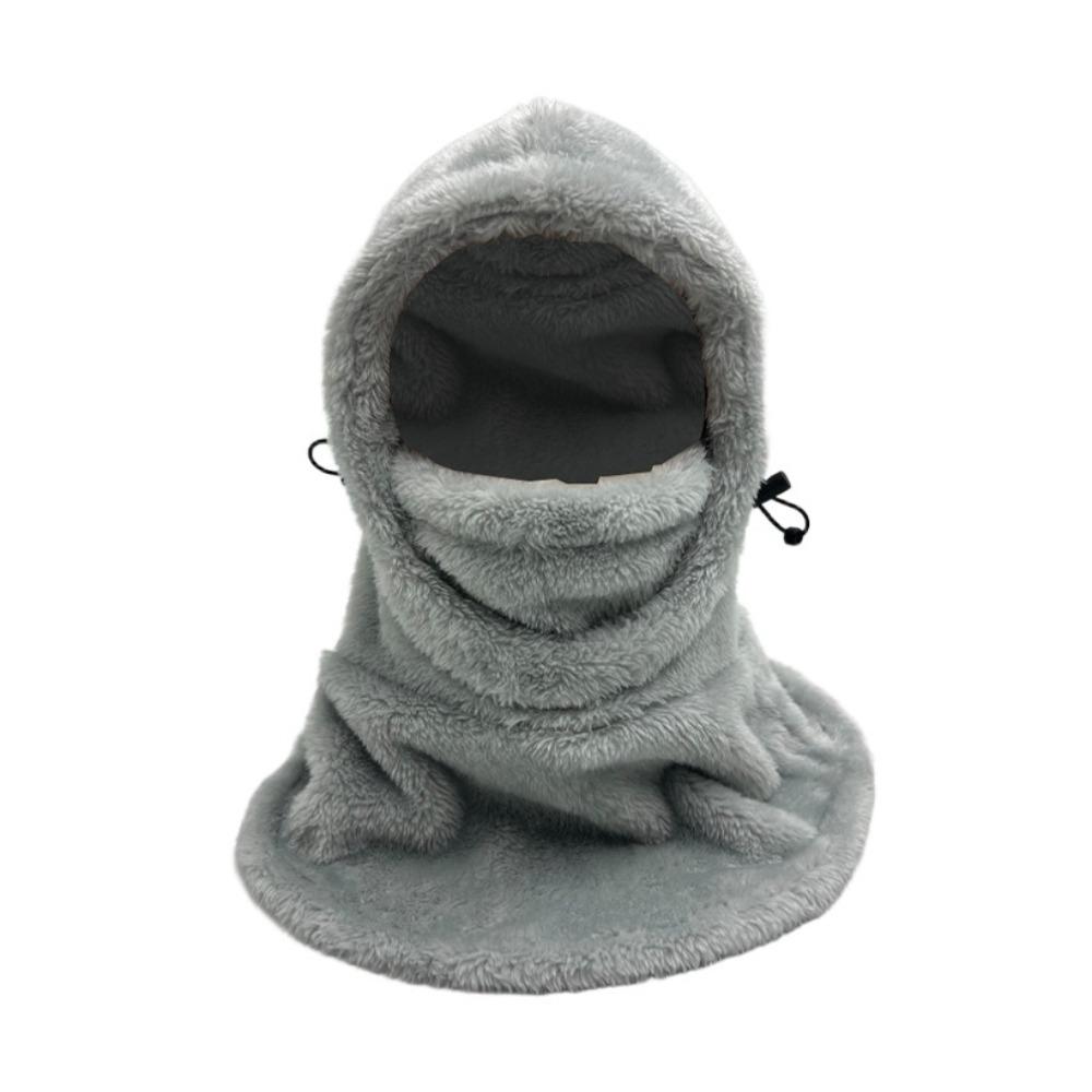 Keep Warm Neck Mask Hat Thickened Plush Cycling Cap Fashion Warm Hat  Winter