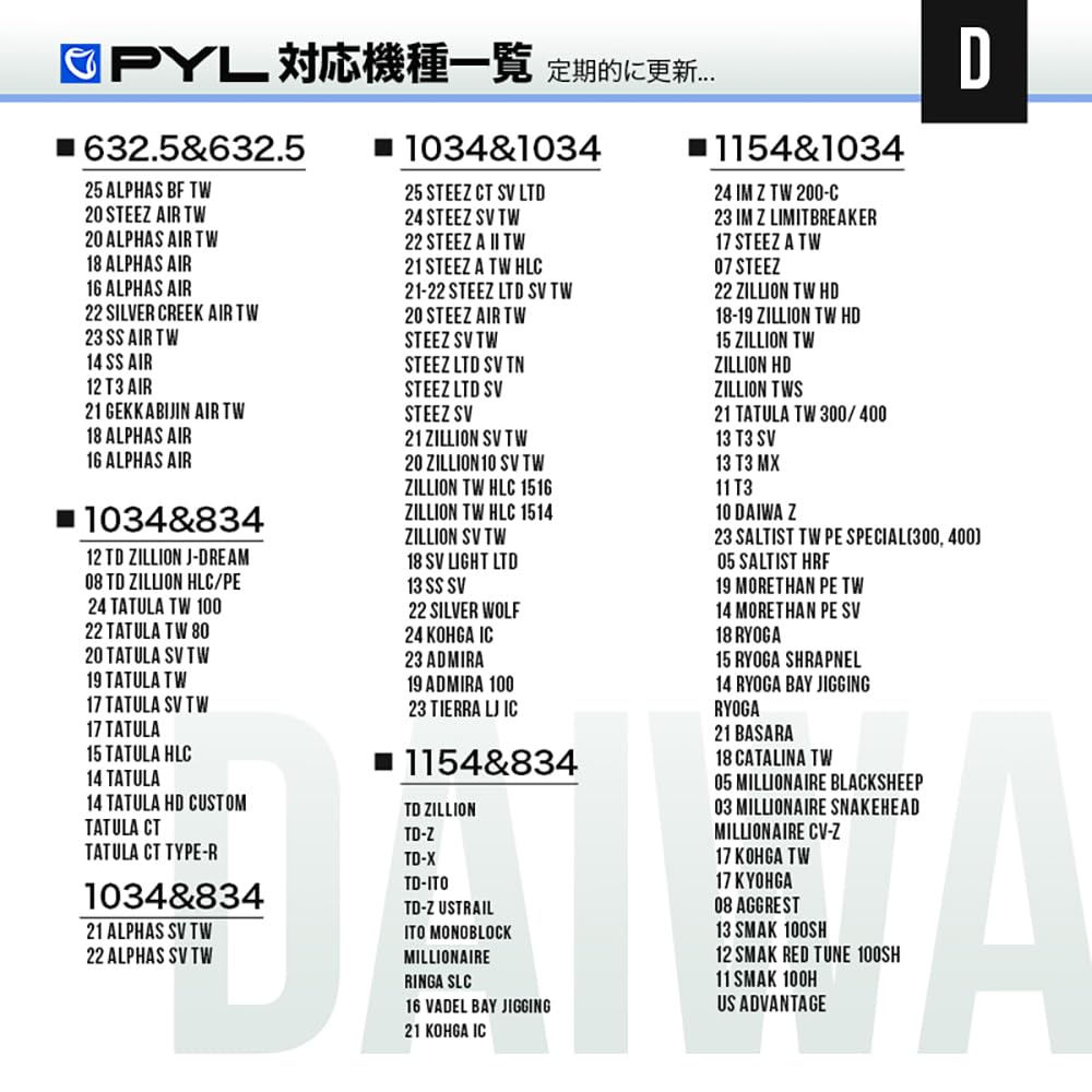 "PYL" Hybrid Ceramic Bearing Reel Bearing Replacement Parts Enhanced Rust