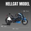 1/12 Scale Kawasaki Z1000 Toy Motorcycle Miniature Diecast Metal Model Super Sport Sound and Light Collection Gift for Boy Kid Hobbies