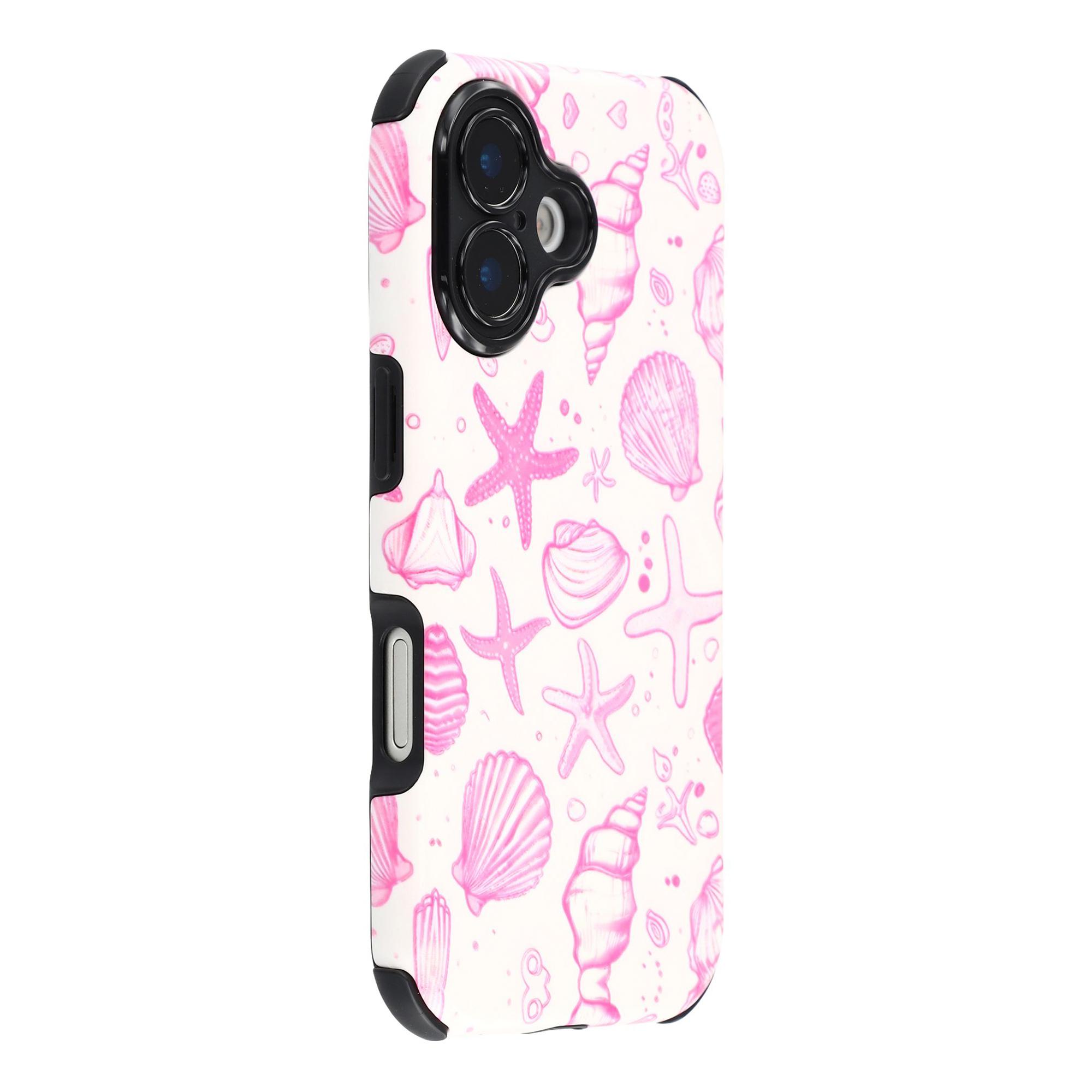 

For iPhone 17 Case IMD Pattern Design Corner Protection PC + TPU Phone Cover