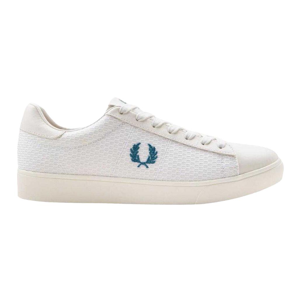 Fred Perry Mens Laurel Wreath Logo Leather Trainers
