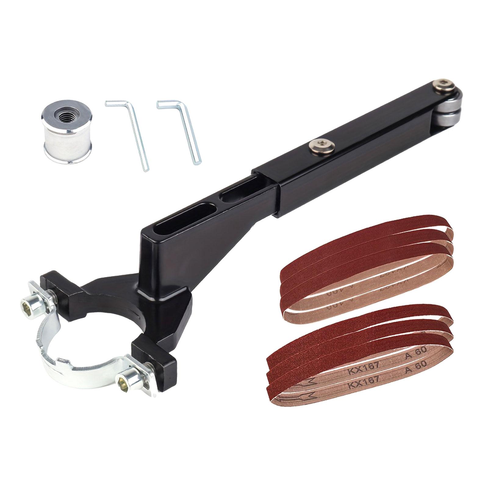 

Ленточная шлифовальная машина, кронштейн, угловая шлифовальная машина, модифицированная песчаная ленточная машина для угловой шлифовальной машины 100 125, шлифовка дерева, металла, полировка