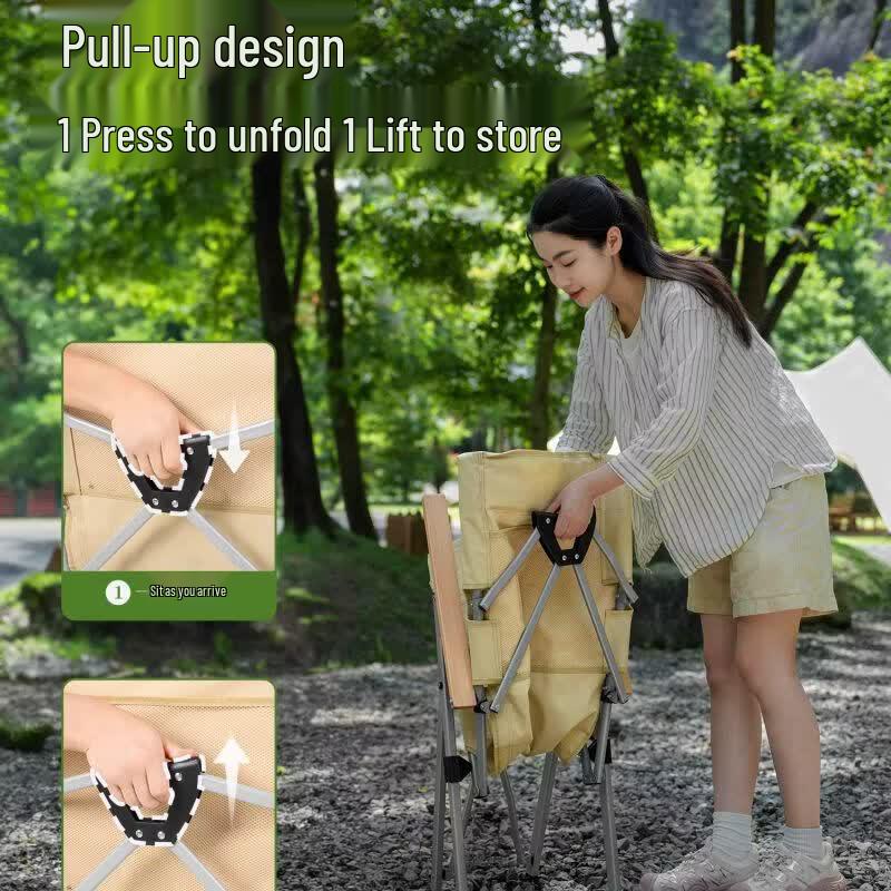 Explorer Outdoor High-Back Folding Reclining Chair