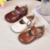 Anti-slip Shoes - New Style Girls' Soft-soled Retro Single Shoes