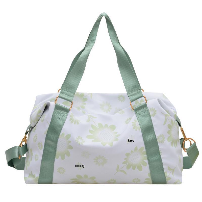 Lightweight Large Capacity Cow Print Travel Duffle Bag for Short Business Trips and Gym Use