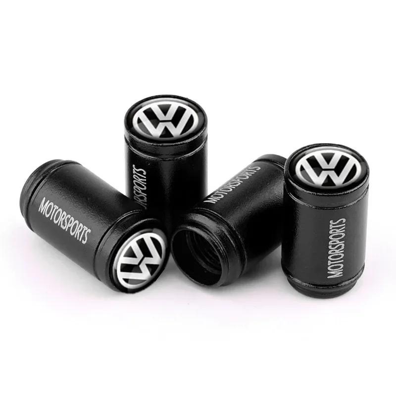 

VW GTI GOLF 2026 Hot For VW VOLKSWAGEN 4PCS 3D Metal Tire Valve Caps Car Tyre Air Stems Cover Decorate For VW Volkswagen GTI Gol