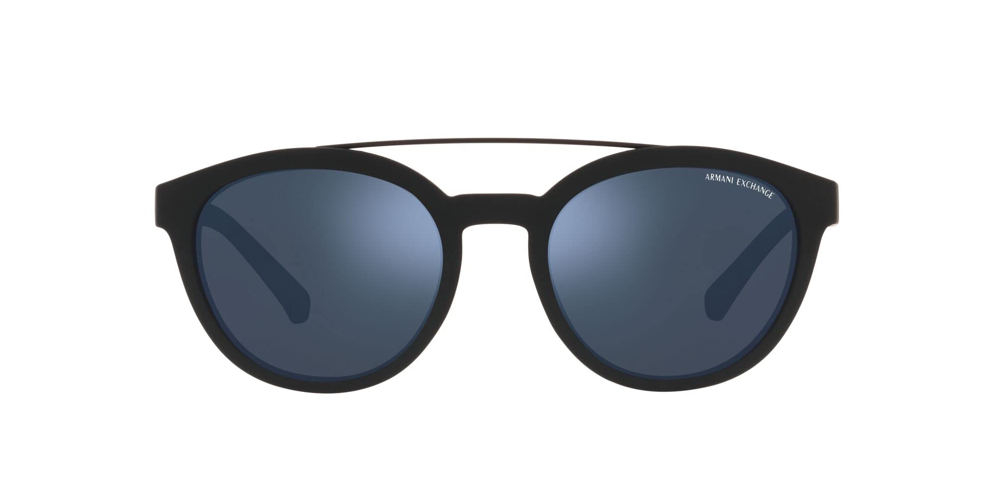 

Sunglasses AX4118SF Matte Black Matte Blue Mirror Lens 54 [Armani Exchange] + Black/Blue