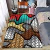 Colorful Abstract Pattern Carpet, Multicolor Wave Design Rug for Home Suitable for Use As an Anti-slip for Living Room Bedroom Sofas