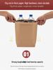 Disposable Oil-Proof Kraft Paper Packaging Bags
