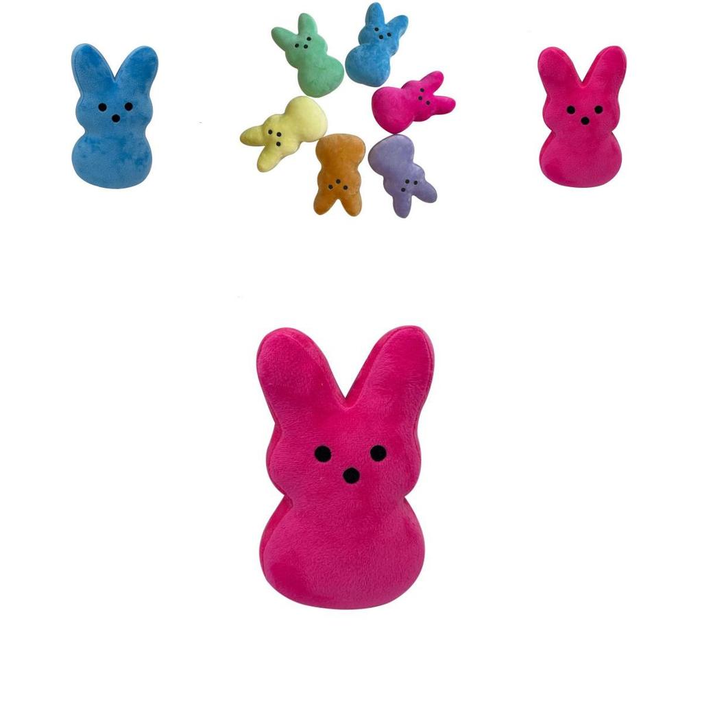 Plush Easter Bunny Peeps Just Born Soft Stuffed Marshmallow Toy Gift For Kids