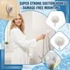 Suction Cup Hook Wall Mount Heavy Duty No Trace Bathroom Kitchen Storage Hanging Holder Organizer for Smooth Surfaces