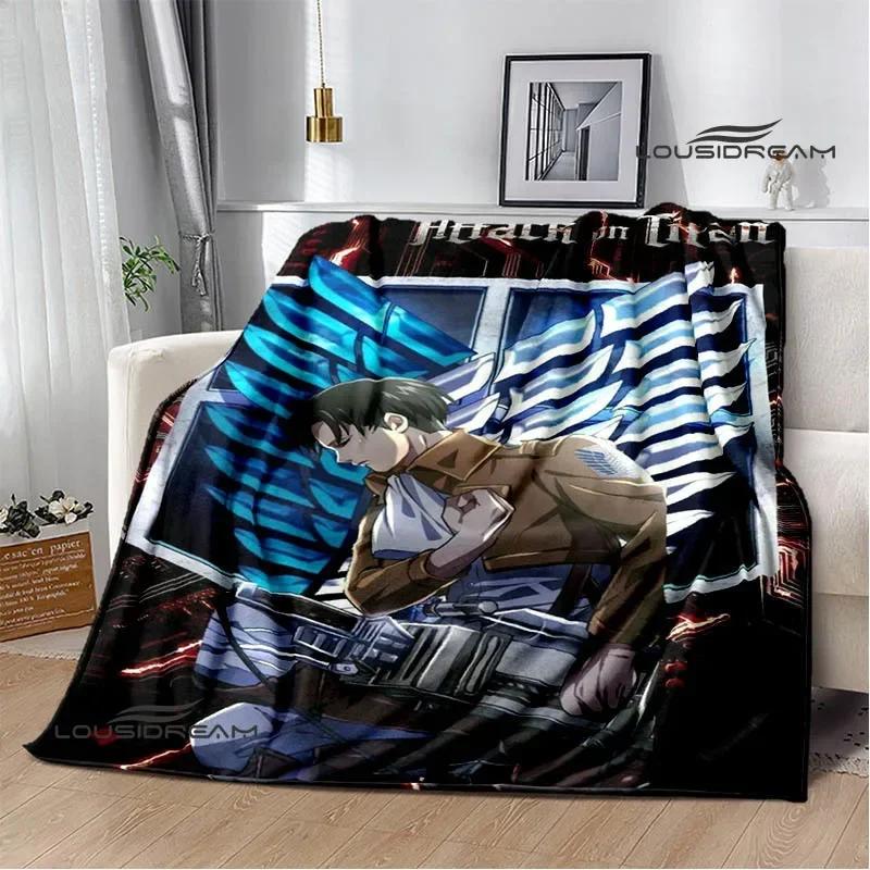 Cartoon A-Attack On Titan Printed Blankets Picnic Blanket Warm Flannel Blankets Home Bed Linings Blankets for Beds Birthday Gift