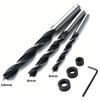 Dowel Drill Joinery Kit, 6/8/10mm Drive Adapter Woodworking Angle Drilling Holes, Woodwork Joint Angle