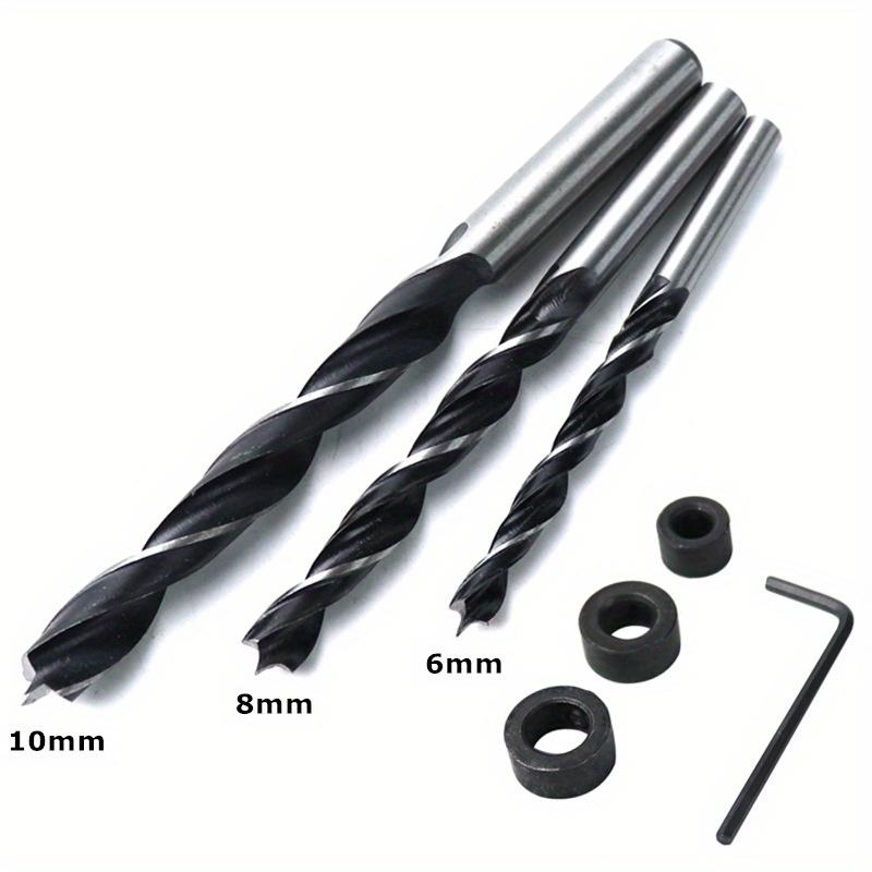 Dowel Drill Joinery Kit, 6/8/10mm Drive Adapter Woodworking Angle Drilling Holes, Woodwork Joint Angle