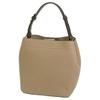 Tory Burch Felix Gold Logo Bucket Bag Leather Shoulder Tote Women Bags Cream 153436-200