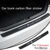 ABCD1 New Car Door Sill Plate Sticker Antiscratch Strip Trunk Protection Decals For VW Beetle Bora Golf Jetta Passat Polo Touran