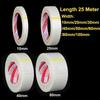10mm-100mm Width Fiberglass Tape 25M Length High Temperature Resistance Single-Sided Tape Waterproof Transparent Mesh Tape