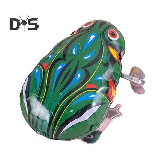 

1/4 шт. заводная игрушка в виде животного ностальгическая винтажная детская взрослая заводная пружина металлическая прыгающая лягушка петух крыса кролик игрушка сувениры для вечеринки Frog