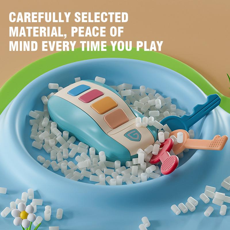 Baby Toys Musical Car Key Vocal Smart Remote Car Voices Pretend Play Educational Toys For Kids Sound Singing Toys Xmas Gifts