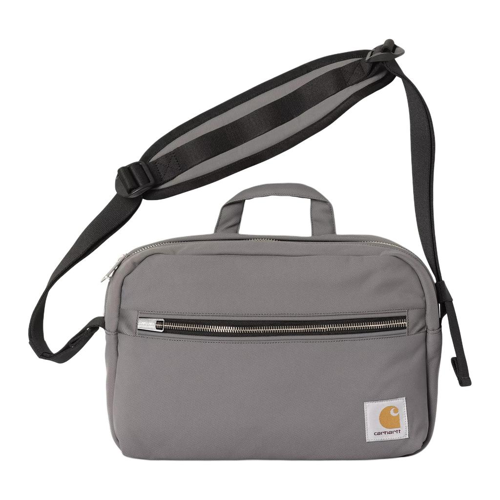 New Carhartt WIP Nylon Shoulder Bag Unisex Gray I03548233CXX